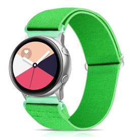 [Runostrich] Nylon Elastic Watch Band 20mm 22mm Replacement Band "8" Pattern Ring Adjustable Light and Breathable Sport Loop Replacement Band