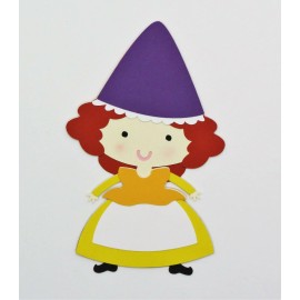 Wizard Of Oz Dorothy Toto Munchkin Monkey Slippers Scrapbooking Die Cut - Munchkin Girl