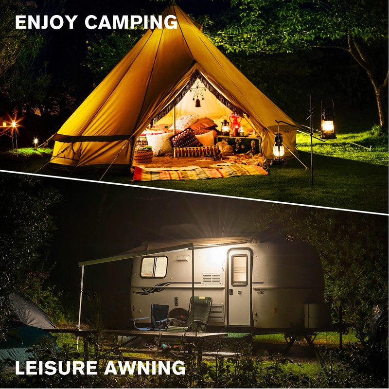 LED Awning Light Strip 12V LED Flexible Strip with Amber