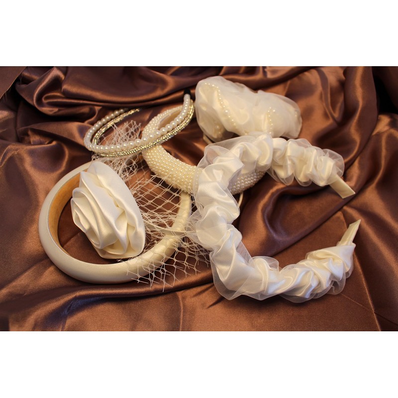 Bridal Headbands (Seleny) (Rose Fascinator, Standard)