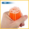BULLSPANN 36 Pcs Orange Bicycle Reflector Reflective Version Durable ABS