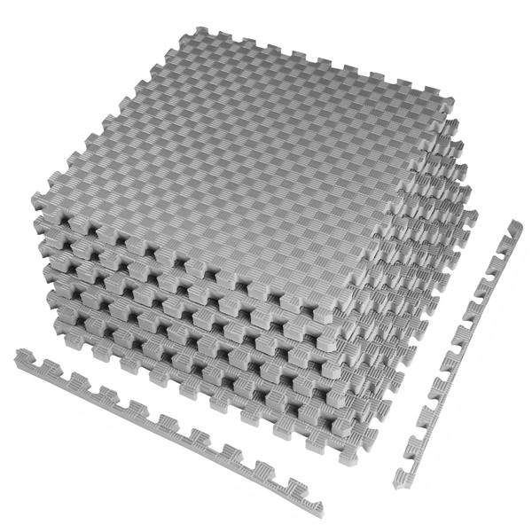 HealSmart 1 Inch Puzzle Exercise Mat, High-Density EVA Foam Floor