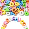 LiQunSweet 52 pcs 26 Styles UV Plating Letter A-Z Acrylic