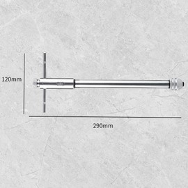 Bamyli T Handle Tap Wrench Ratchet, Tap Holder, Adjustable Tap Wrench, Extra Long Style for Metric Taps M5-M12