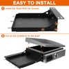 Grill Side Shelf for Blackstone 17" 22" 28" Griddle, Accessories