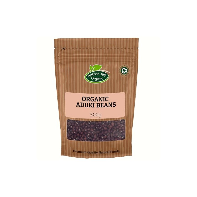 Organic Aduki (Adzuki) Beans 500g by Hatton Hill Organic |