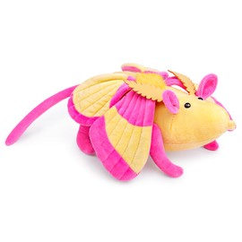 RLOMUTE Rose Maple Moth Rat, Sweet Red Rat Moth Man, Soft Plush Toy, Rose Maple Moth Rat Collection, Flying Animal Boys and Girls 8 Inches