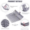Lasnten 6 Pcs Manure Fork Head Bulk 18 Tines Pitch
