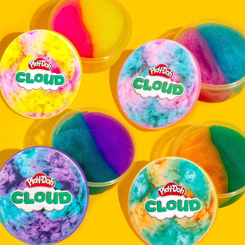 Play-Doh Cloud 4-Piece Bundle Pack Compound Packs New Toy Gift