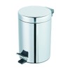 Wenko 15495100 Exclusive cosmetic pedal bin Shiny, capacity 3 L,