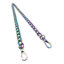 VersaKits - Correa de repuesto para cartera de arco iris, de 48 pulgadas, cadena de aluminio, ligera, para decoración de hombro, bandolera, muñeca, axila, baguette