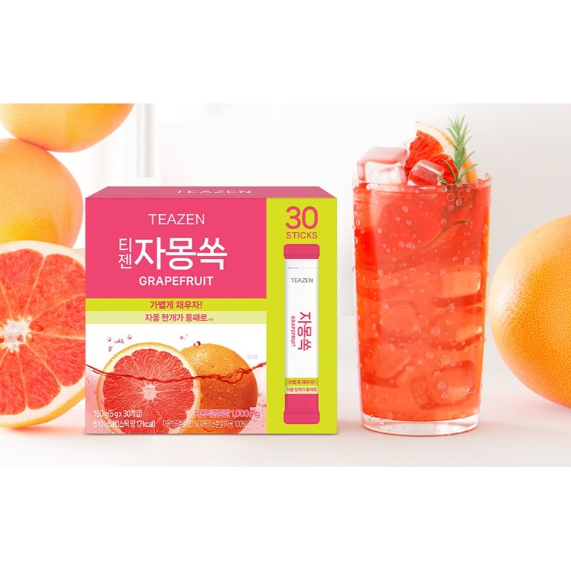 티젠 자몽쏙 분말차 Tizen Grapefruit Powder Tea