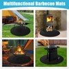 Heat Resistant Mat,Fire Pit Mat for Decking Heatproof Mat Fire