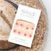 Press on Nails Short Square 24Pcs Glossy Full Cover Acrylic