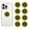 HUSABEJAIN 8 PCS Anti-Radiation Shield Gold EMF Protection Stickers 5G