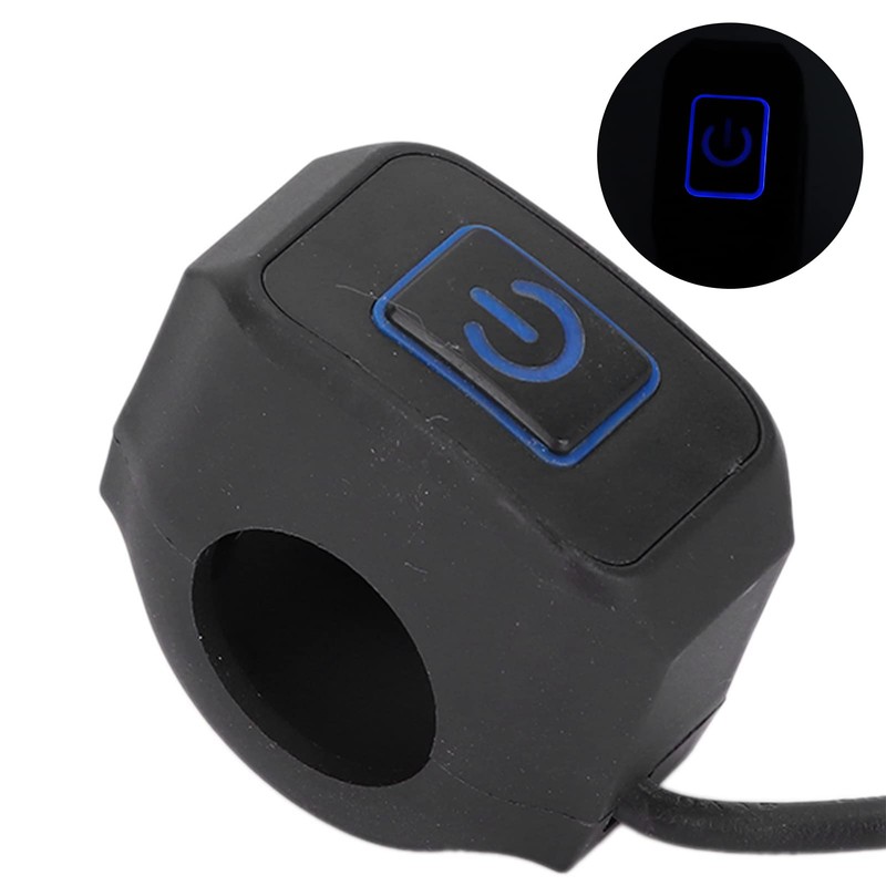 Yctze 22 mm Motorcycle Handlebar Switch, Motorcycle ATV Light Switch,