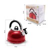 Tetera para estufa de acero inoxidable de grado alimenticio, 3