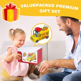 SO&MOTOYS Tool Kit for Kids，Montessori Educational Building Toys for 3-5 Year-Old Boys and Girls，Learning & Practice Tool Cart