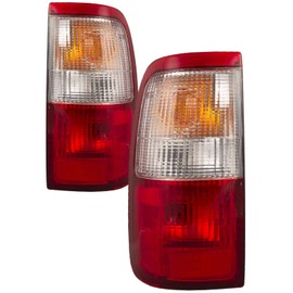 HEADLIGHTSDEPOT Tail Light Compatible with Toyota T100 1993-1998 Includes Left Driver and Right Passenger Side Tail Lights