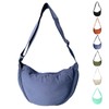 Uwiyo Half Moon Bag Women's Nylon Crossbody Moon Bag Hobo