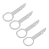 Logyua 4Pcs/Set Car Radio Removal Tool Key, DIN Release Keys,