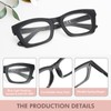 REAVEE Oprah Style Reading Glasses for Women Blue Light Blocking