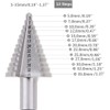 Norhogo HSS Step Drill [10 mm Shank] - Fits Any