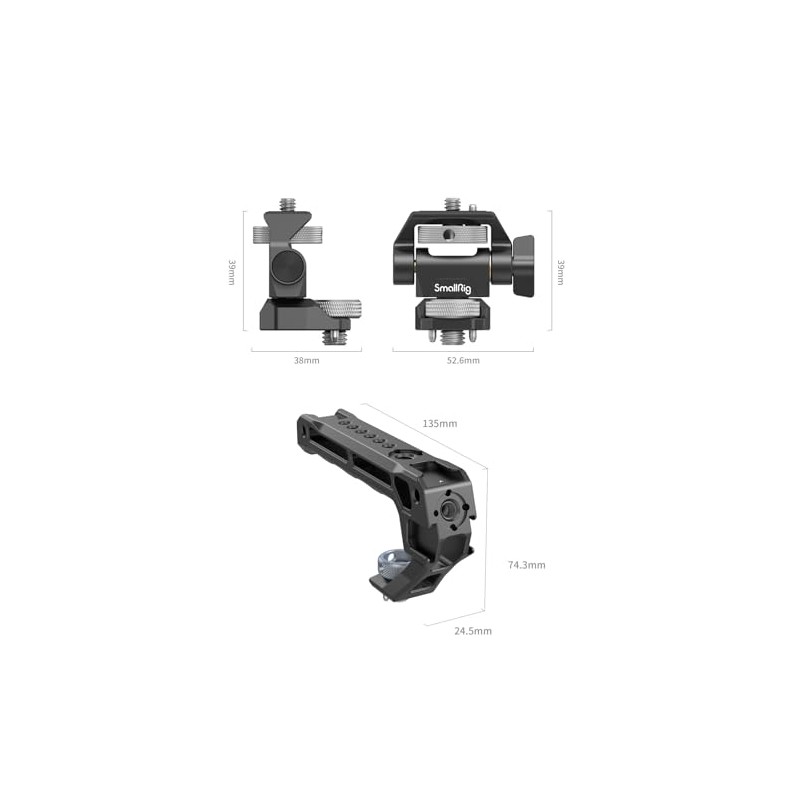 SMALLRIG Top Handle with Monitor Support Kit (Compatible with ARRI