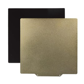 IdeaFormer 220x220mm Double Sided Printing Texured PEI Surface Sheet Flexible Spring Steel Build Plate Heated Bed for Anet A8/Wanhao Duplicator i3/Monoprice Maker (with Magnetic Base)