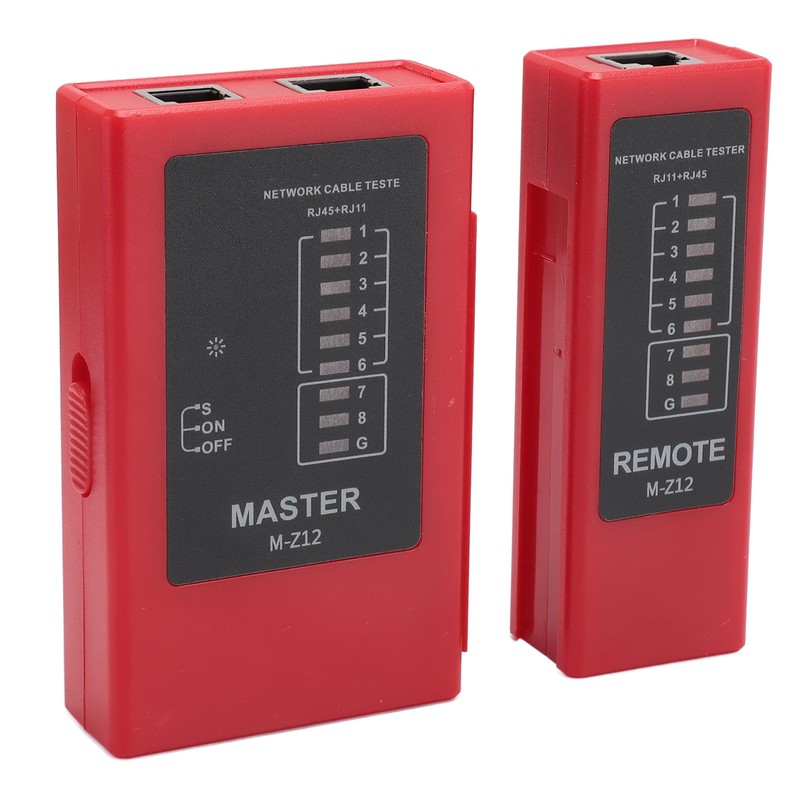 Network Cable Tester with LED Display for RJ45 RJ11 RJ12