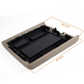 Front Seat Center Console Lid Arm Rest Latch Repair Kit Replacement For Chevy GMC GM Part 07-13 08 09 10 11 12 Tan OEM 20864151