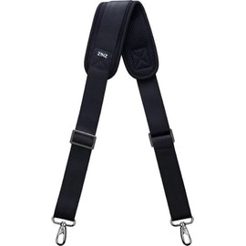 ZINZ Shoulder Strap, 57" Padded Adjustable Shoulder Bag Straps Replacement for Bags with D-Ring (Black, 001)