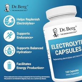Dr. Berg Nutritionals- C?psulas de Electrolitos Dr. Berg Suplementos
