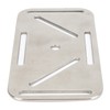 Diving Stainless Steel Weight Belt Keeper Buckle Adjustable Weight Webbing