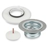 SYSTERM Ventilation Ventilation Plate Valve White Round Disc Valve Exhaust