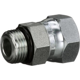 Unbranded 6900-12-12 HYDRAULIC ADAPTER  3/4" MALE BOSS X 3/8" FEMALE PIPE SWIVEL