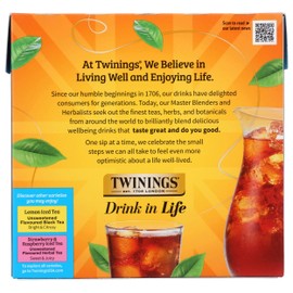 Twinings, Tea Iced Pure Black, 72 Count