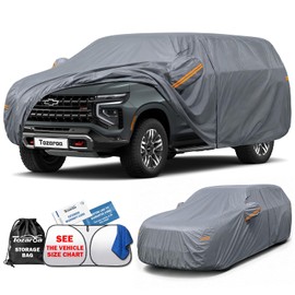 Cubierta para SUV Impermeable para Todo Tipo de Clima, Cubiertas Exteriores Completas para Exteriores con Ajuste Personalizado para Jeep Grand Cherokee, Benz GLS, BMW X7, Mazda CX-90, Toyota