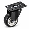 1.5-Inch Swivel Caster Wheel - No-Brake Plate-Mount Design for Furniture