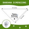 Happy Birthday Mommy Dog Bandana Pet Triangle Scarf for Large