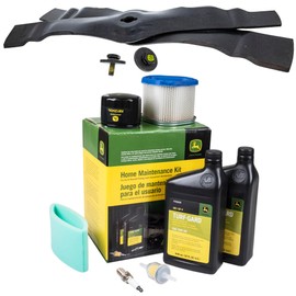John Deere Original Equipment Model LX266 Maintenance Kit + Mulching Blades, 42M Mower Deck