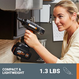 Worx 20V SteamStorm Cordless Handheld Steam Cleaner w/Accessories, Steamer for Cleaning 220°F 8-Second Preheat, Lightweight Portable Steamer for Home Car – Tool Only