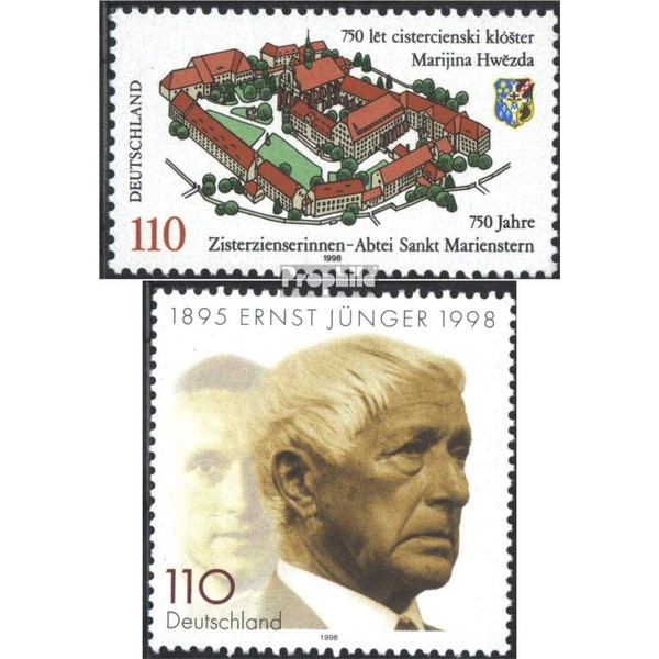 FRD (FR.Germany) 1982,1984 (complete.issue.) fine used/cancelled 1998 Abbey, young (Stamps