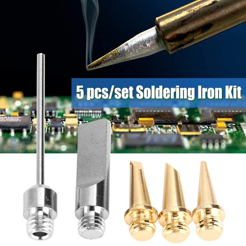 5 Pieces Gas Soldering Tips Electric Foam Cutter Soldering Tips