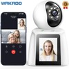 WAKADO 2K Video Call Security Camera Indoor, Nanny Monitor Pet Camera,Two-Way Video,One-Touch Phone Call,Security camerasEasy