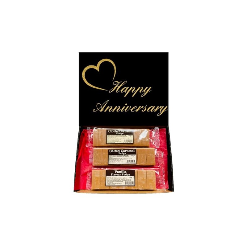 Happy Anniversary Real Candy Co Smooth Fudgex 3 Assorted Flavours