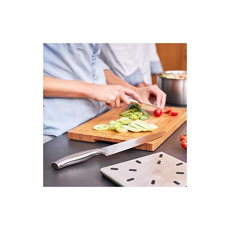 Rösle Basics Line Bamboo Cutting Board with Drip Channel, 15in