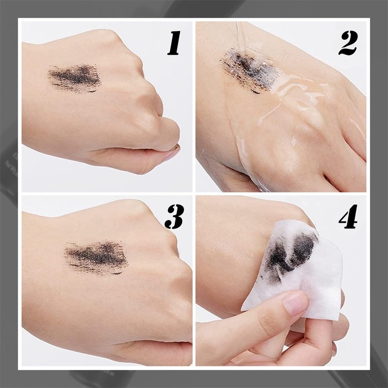 Black feather Mascara, Lengthening and Thick, Long Lasting, Waterproof, Smudge-Proof