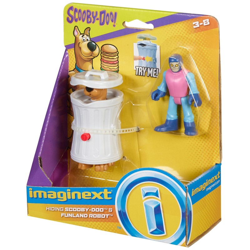 Fisher-Price Imaginext Scooby-Doo Hiding Scooby & Funland Robot - Figures,