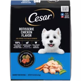 Cesar Rotisserie Chicken Flavor Small Breed Dry Dog Food - 12lbs